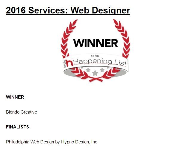 Philadelphia Award Winning Web Designers