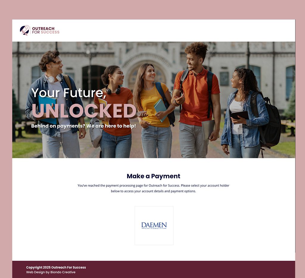 Outreach 4 Success - Student Loan Website