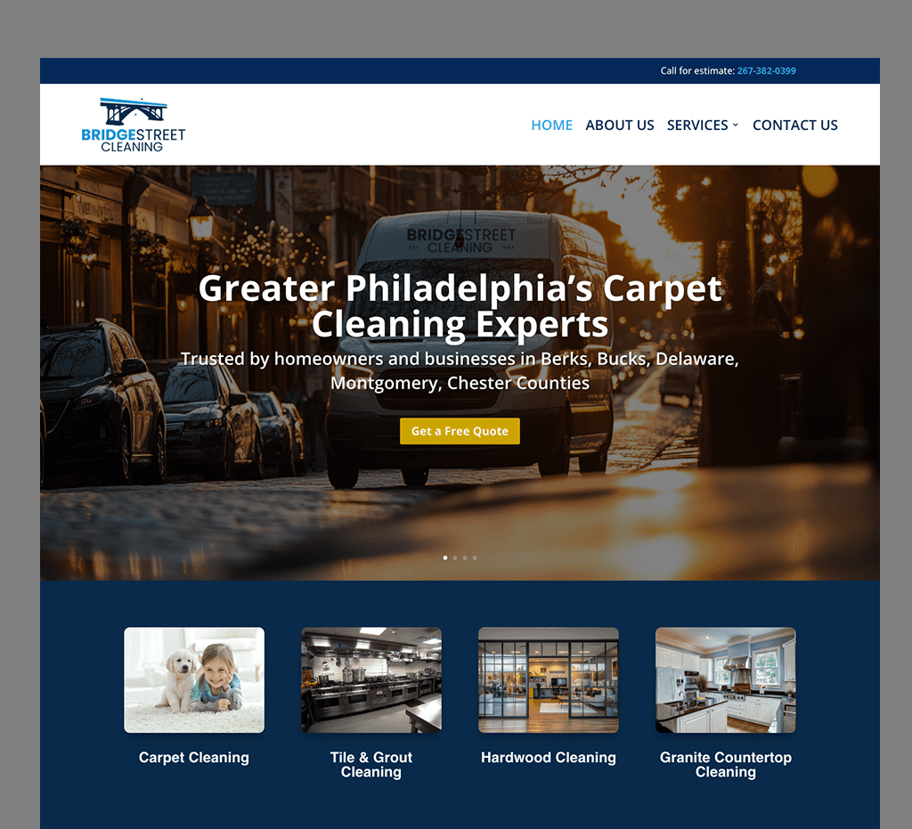 Bridge Street Cleaning - Phoenixville, PA Carpet Cleaning Professionals