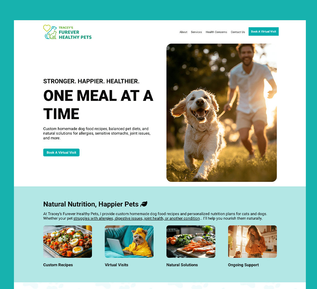 Tracey's Furever Healthy Pets - Virtual Visit with a Pet Nutritionist