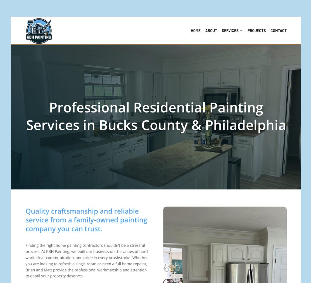 KBH Painting - Interior and Exterior Painting in Bucks County and Philadelphia, PA